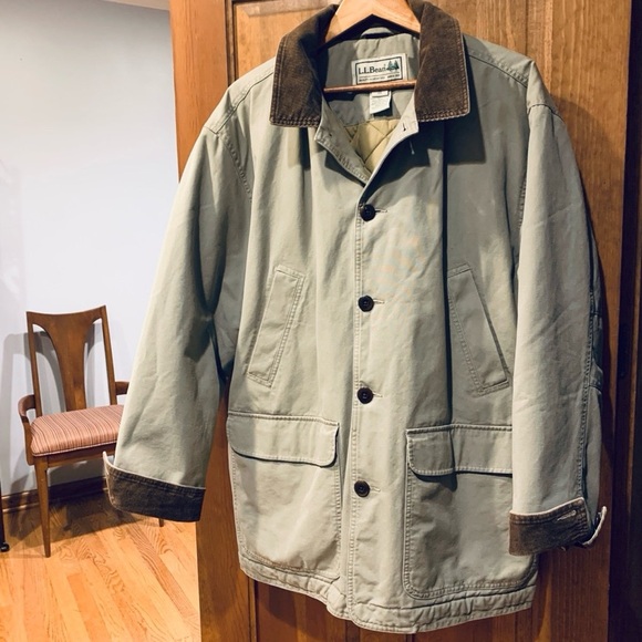 Vintage L.L. BEAN Quilted Thinsulate Lined Chore Jacket - Picture 3 of 13